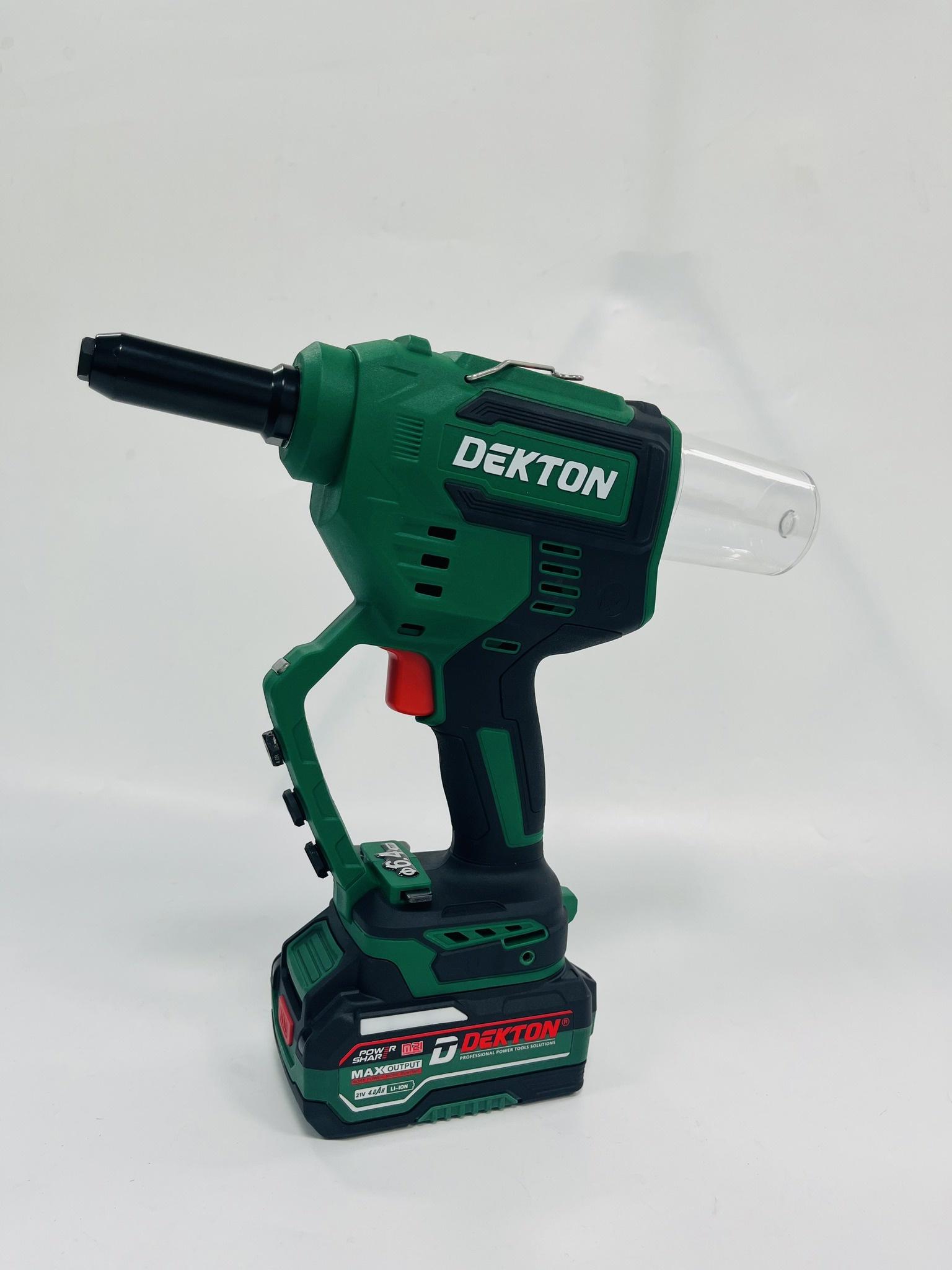 Máy rút Rivet pin 21V Dekton M21-RVG64BL -HÀNG CHÍNH HÃNG