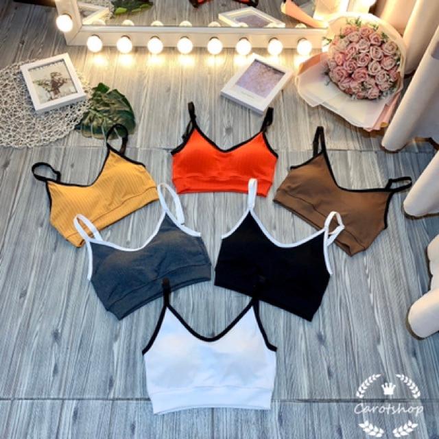 Áo bra viền siêu hót có mút ngực - mua hoa đơn trên 300k nhận 1 phần quà nhỏ từ shop CAROTSHOP