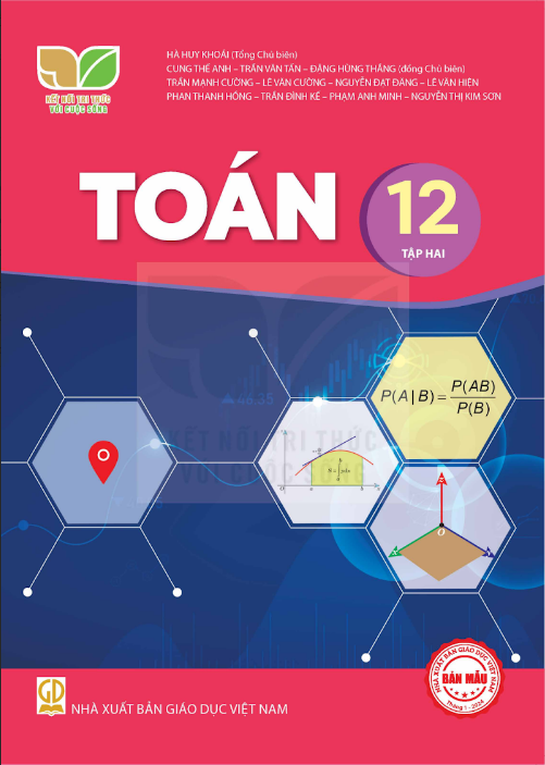 Sách giáo khoa Toán 12- Tập hai- Kết Nối Tri Thức Với Cuộc Sống (Kèm Nilon bọc Sách)