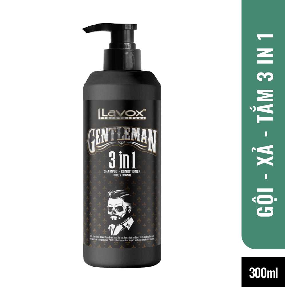 Dầu Gội - Xả - Tắm 3 In 1 Gentlemen