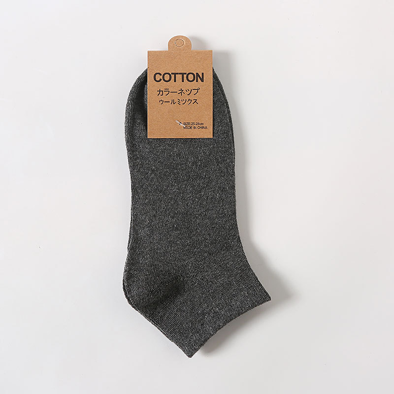 Combo 10 Đôi Tất Nam Cổ Ngắn, Tất Nữ Cổ Ngắn, Nhiều Màu Sắc, Chất Liệu Cotton, Hàng Nhập Khẩu