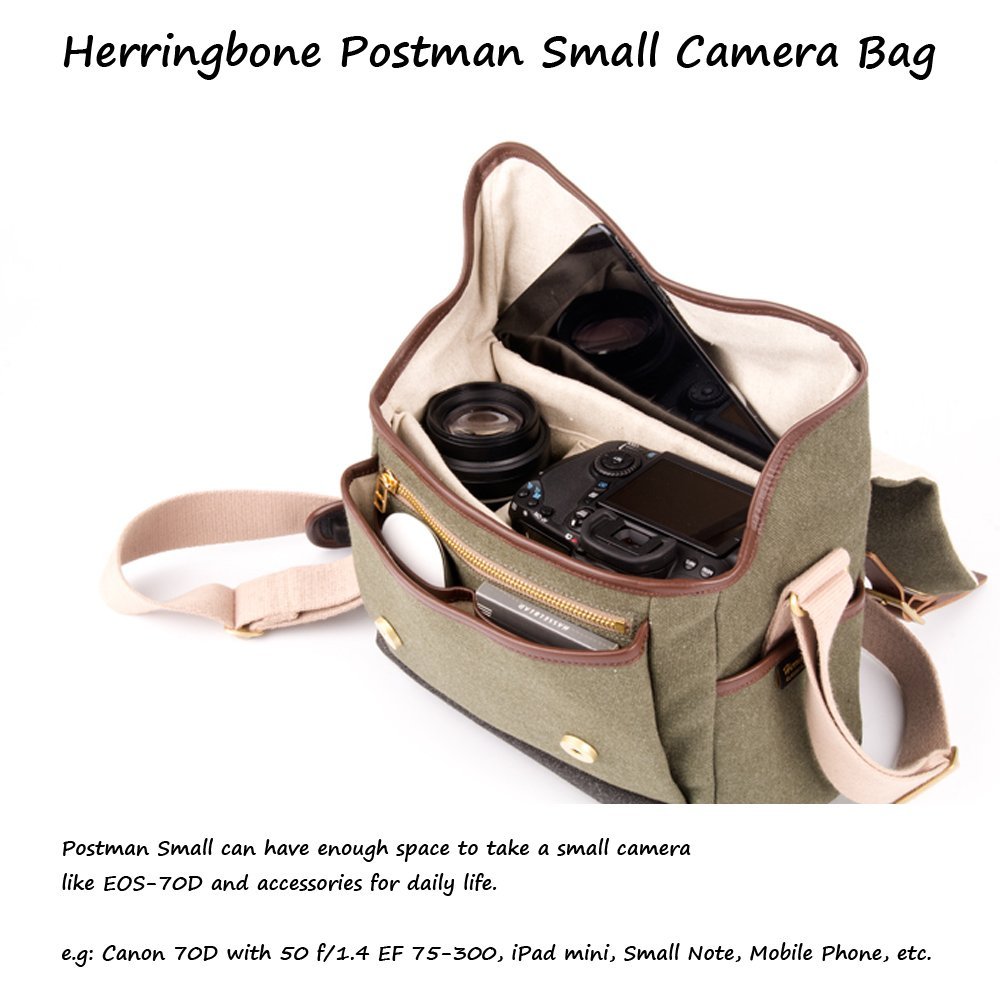 Túi máy ảnh Herringbone Postman Small/ Postman Medium - Hàng Chính Hãng