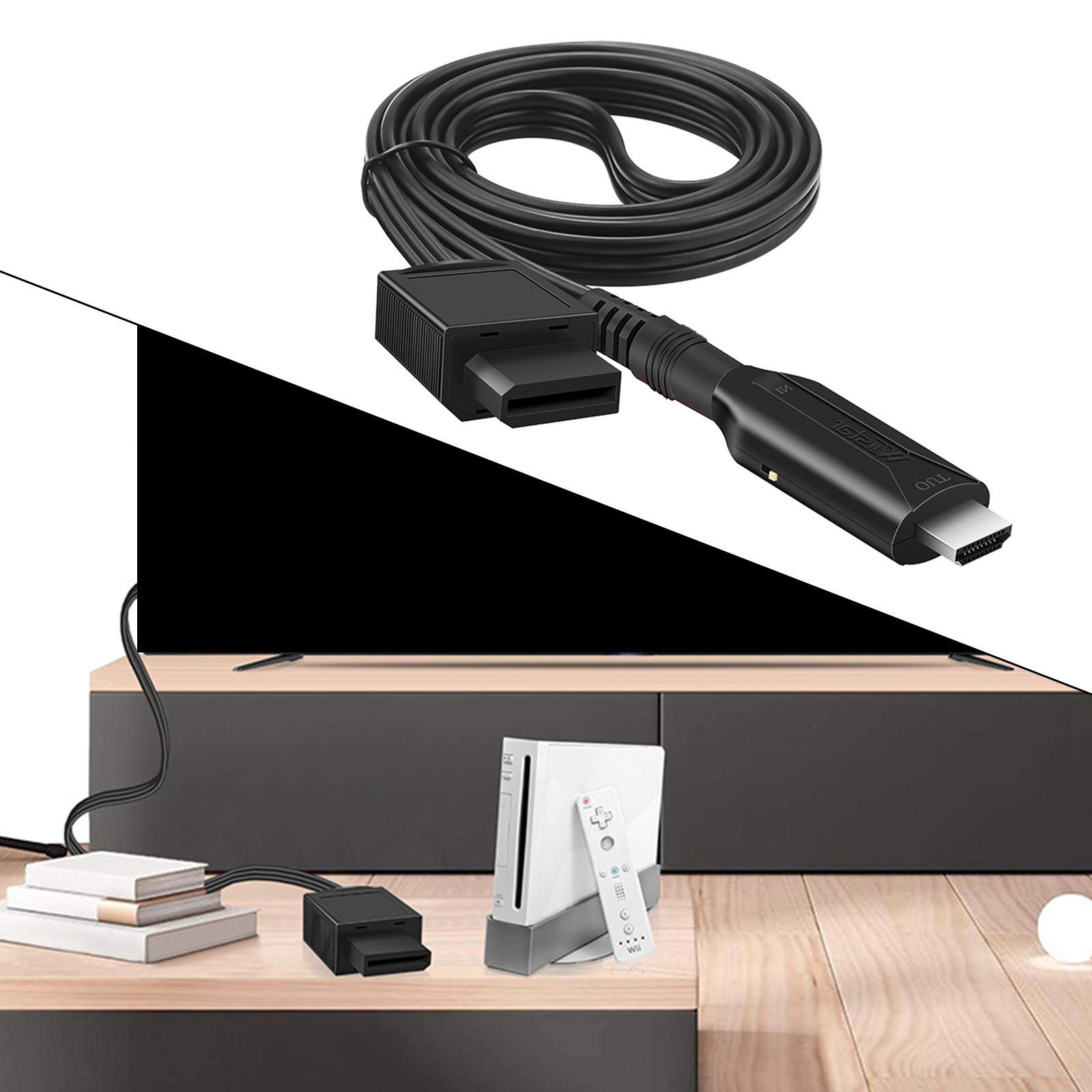 Wii to HDMI Converter Cable, Output Video&Audio Wii to HDMI Adapter for Projector