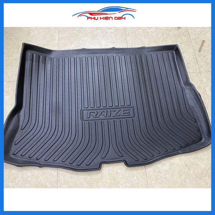 Thảm nhựa lót cốp Raize 2021-2023 nhựa dẻo dày dặn đàn hồi tốt