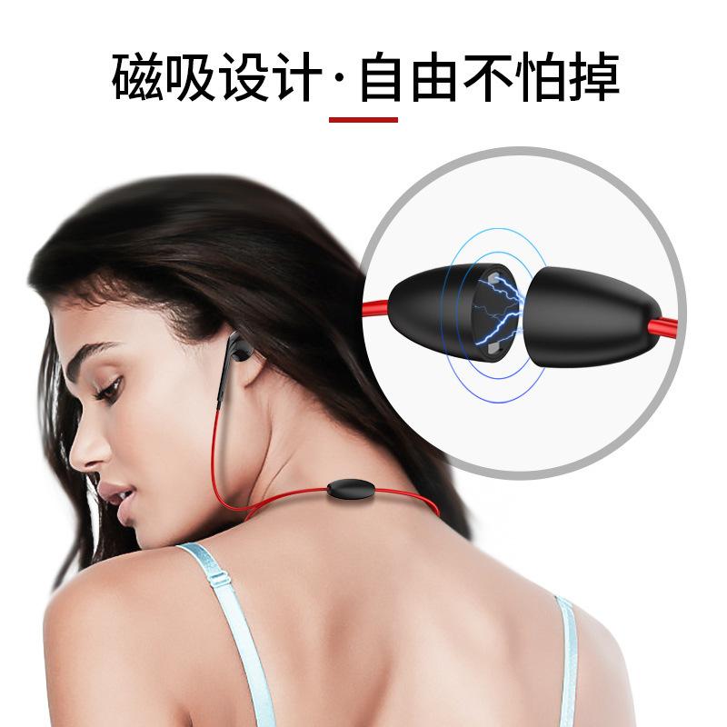 Đảm Bảo Chất Lượng BT313 Tai Nghe Bluetooth Không Dây Âm Thanh Nổi Tai Nghe Nhét Tai Hút Nam Châm Cổ Treo Tai Nghe Thể Thao Phong Cách Hot