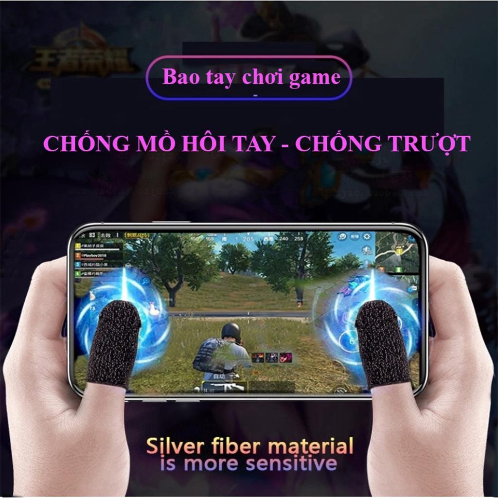 Găng tay chơi game FLOVEME ff, Pubg, Liên Quân, , Siêu Nhạy, Co Giãn Cực Tốt , Bao Tay Chơi Game Chống Mồ Hôi - Hàng Chính Hãng