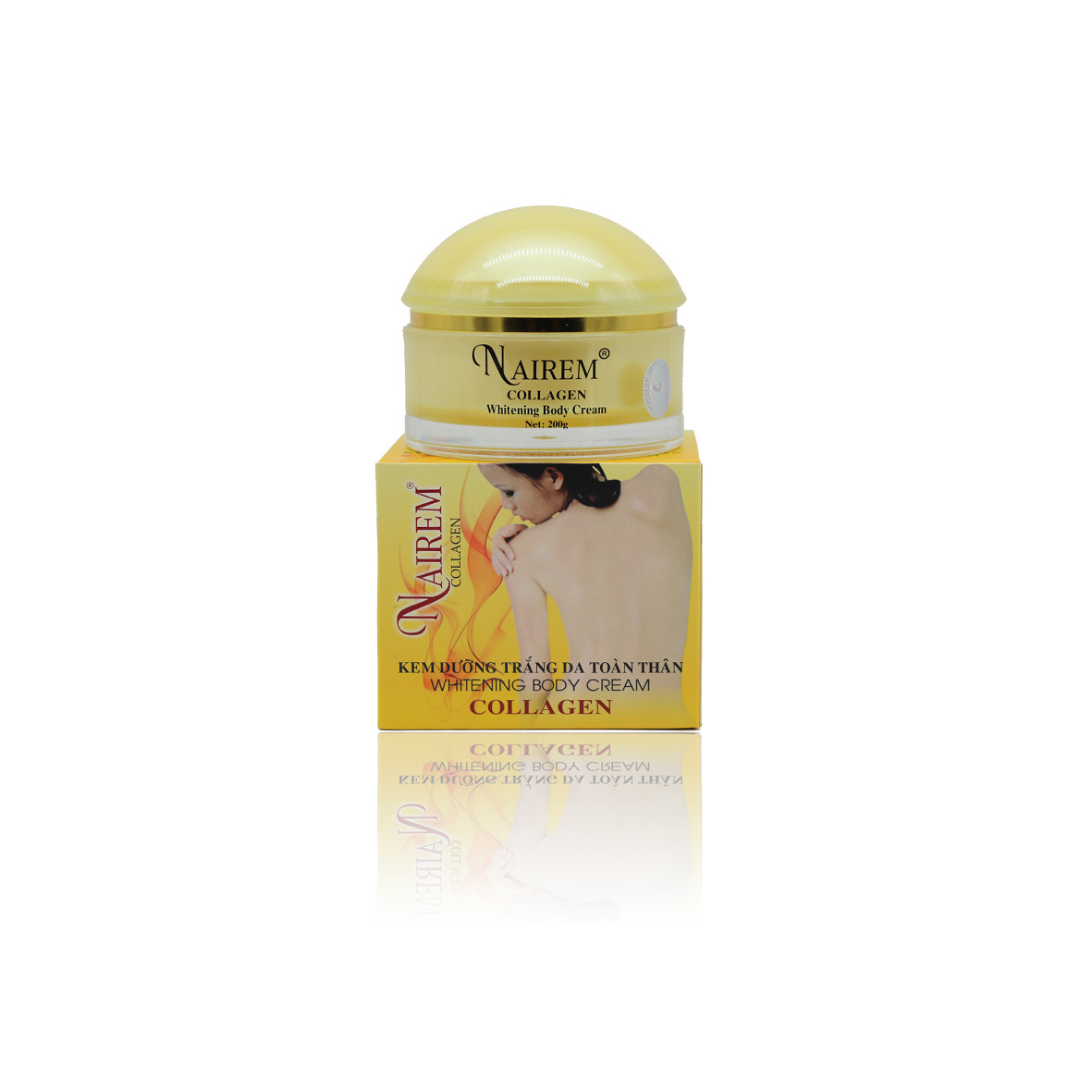 NAIREM - Kem dưỡng trắng da toàn thân dưỡng chất Collagen