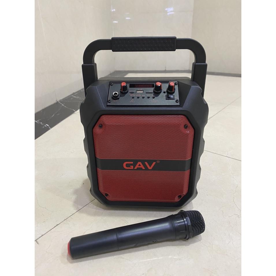 Loa karaoke K5 GAV co 1 Míc có dây 6 inch 5 bán chạy năm 2022
