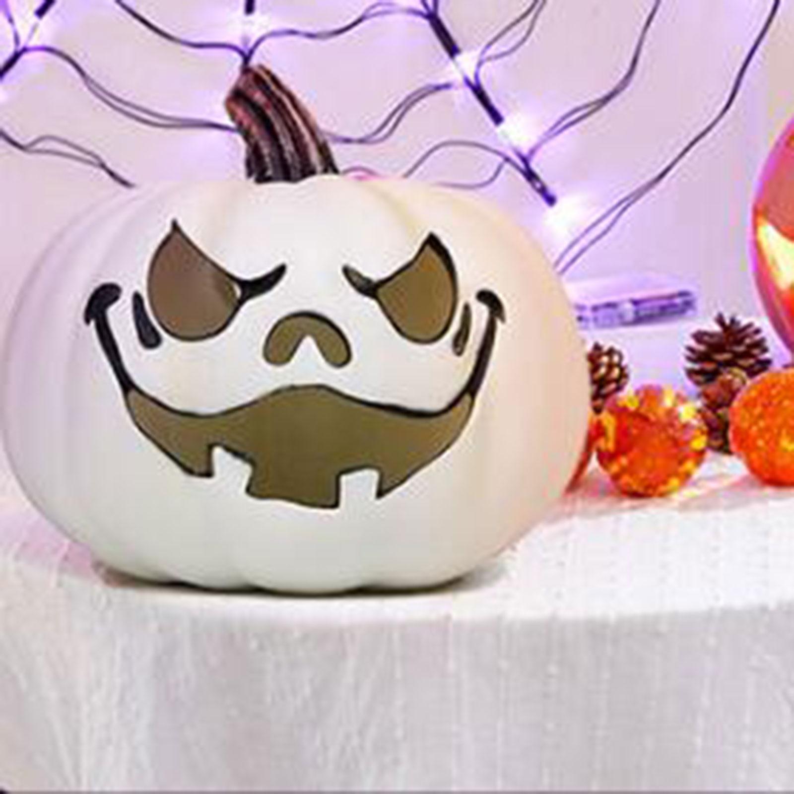 Halloween Pumpkin Lantern for Haunted House Harvest Thanksgiving Decoration