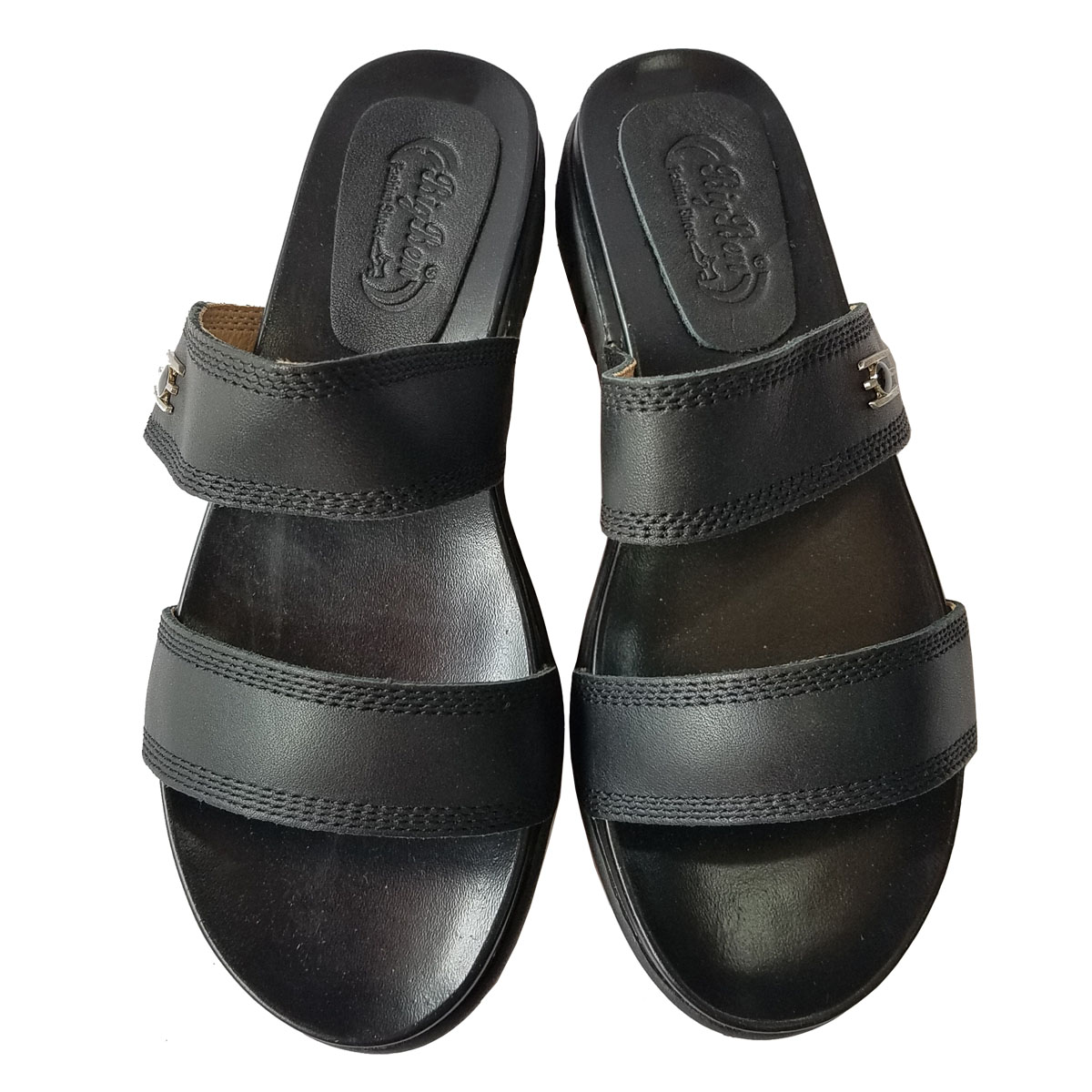 Dép Nữ Quai Ngang Da Bò Thật HKT292