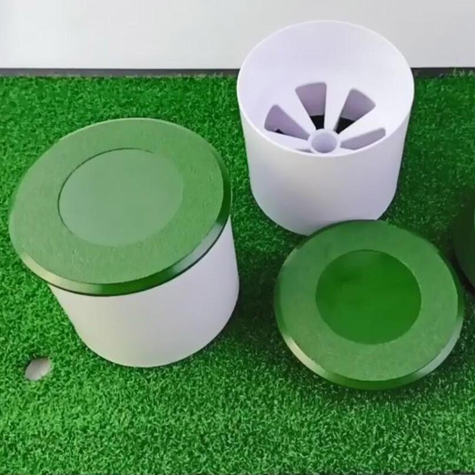 Durable Golf Cup Cover, Putting Hole Cup Protective  Lid Golf Practicing Training Aids for Outdoors Golf Course Green Accessories Golfer Gifts