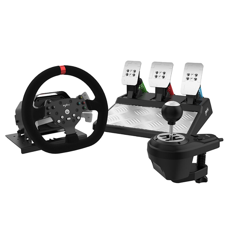 Vô lăng chơi game PXN V10 Metal FFB Pro Racing Wheel Có Phản Hồi Lực - Hàng Chính Hãng