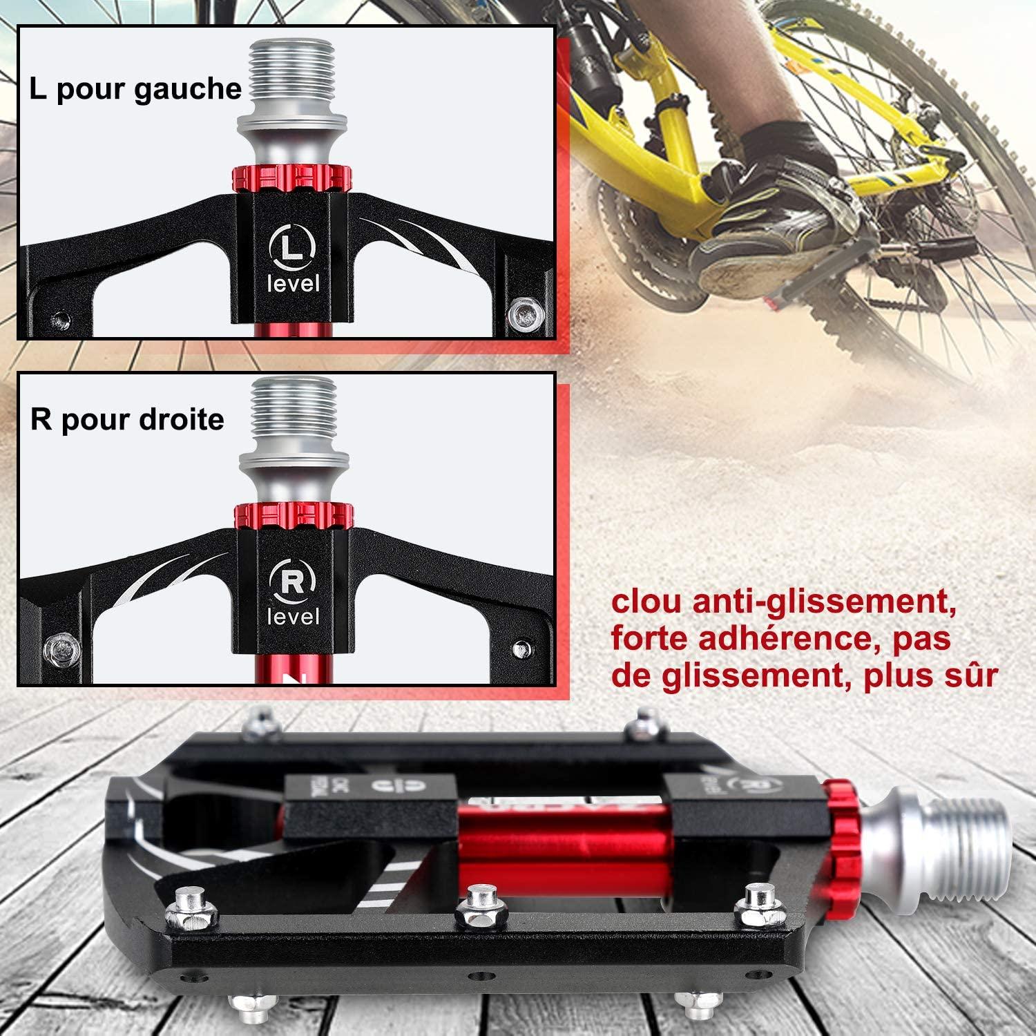 Bàn Đạp Xe Đạp Chống Trượt Bằng Nhôm Cho Xe Đạp Đường Trường, MTB