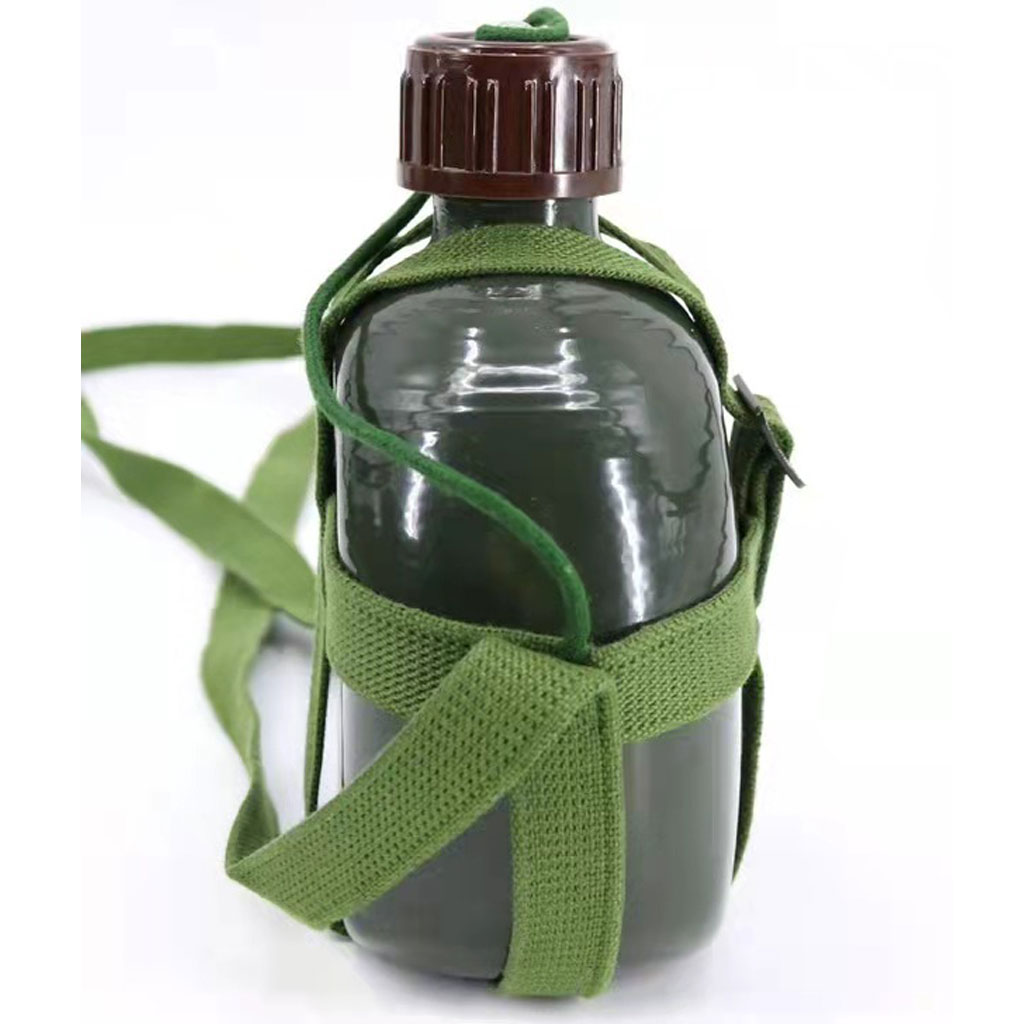 Bình Tông Nhôm Xanh Truyền Thống Đựng Nước Dung Tích 1,2L Tiện Dụng , Chất Liệu Vỏ Nhôm An Toàn Dây Đeo Tiện Dụng