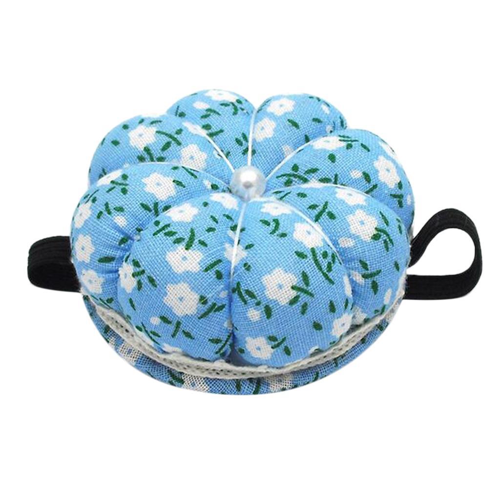 Pumpkin Shaped Pin Cushion Patchwork Pin Holder DIY Sewing Craft Tool