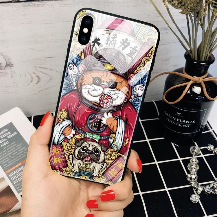 Ốp Lưng Mèo Thần Tài Mềm dành cho Iphone 6/6Plus/6S/6S Plus/7/7Plus/8/8Plus/X/Xs/Xs Max/11/11 Promax/12/12 Promax Lpc21010118