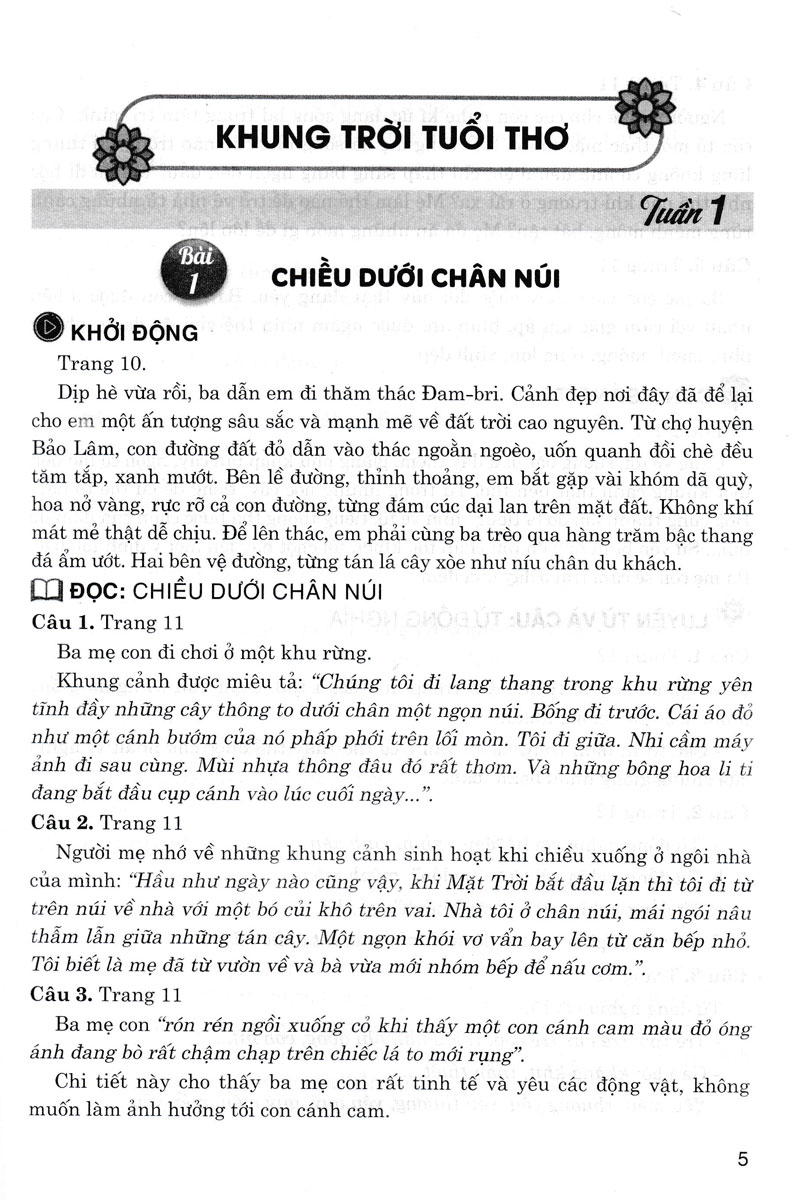 Hướng Dẫn Học Và Làm Bài Tiếng Việt 5 - Tập 1 (Bám Sát SGK Chân Trời Sáng Tạo) (HA)