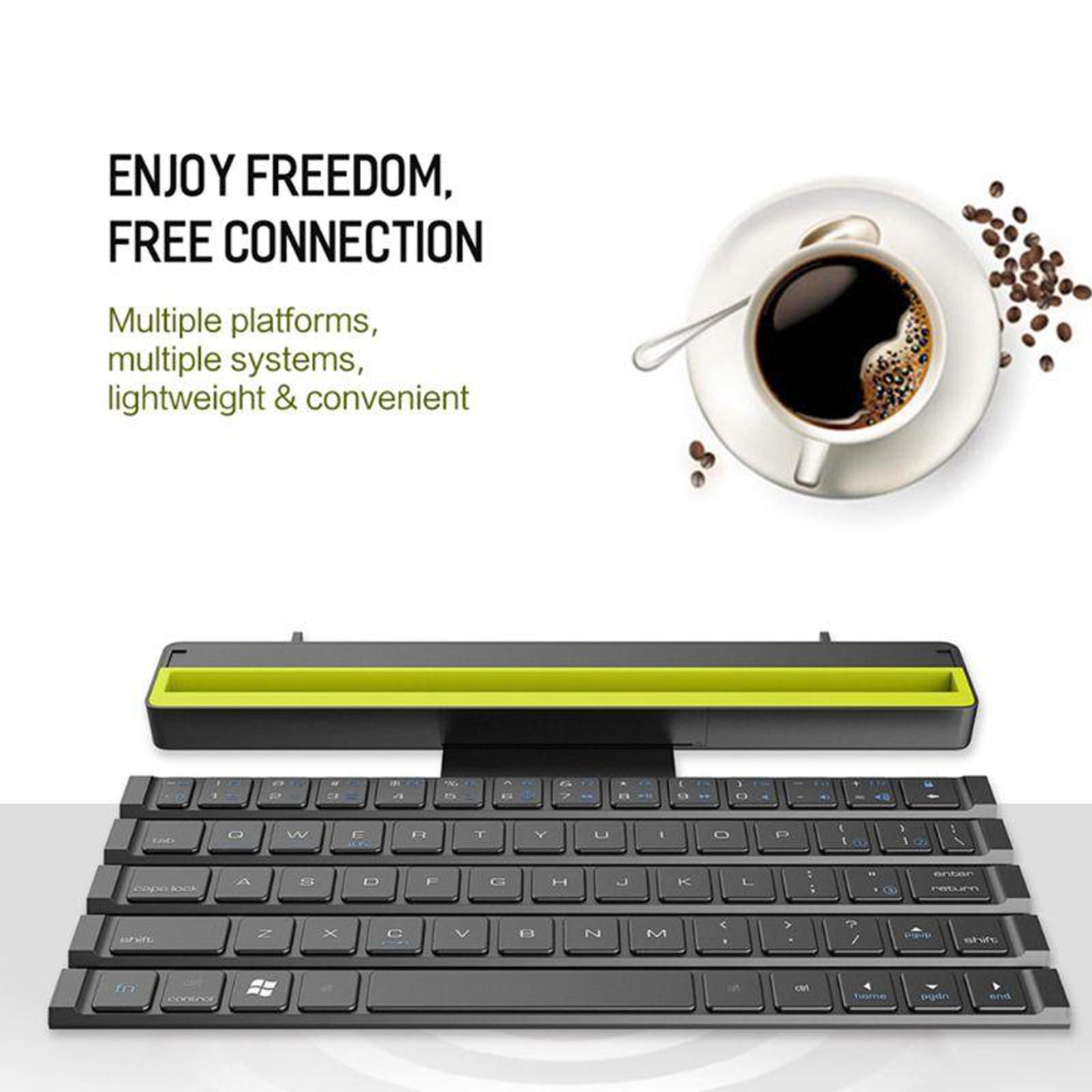 Foldable Ultra-Thin Bluetooth Keyboard