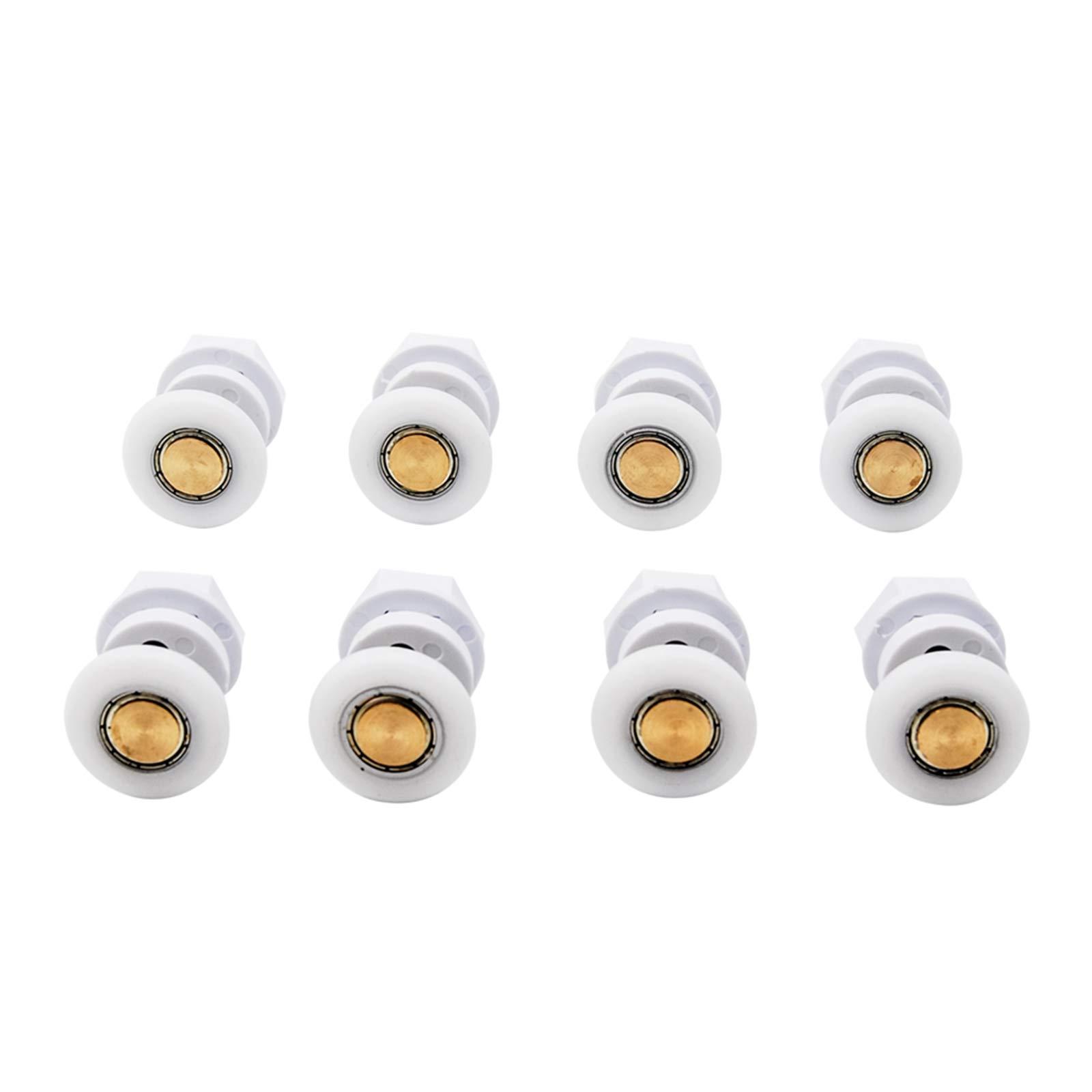 Bánh xe tắm bánh xe bánh xe cho cửa vòi sen trượt con lăn Cửa vòi hoa sen Cabin Cabin Roller Cửa ròng rọc Thiết bị phụ kiện 4pcs