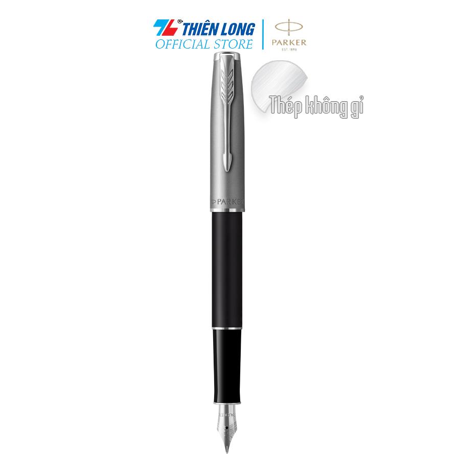 Bút máy cao cấp Parker SON SB Metal Black CT TB-2146870 - Thép không gỉ