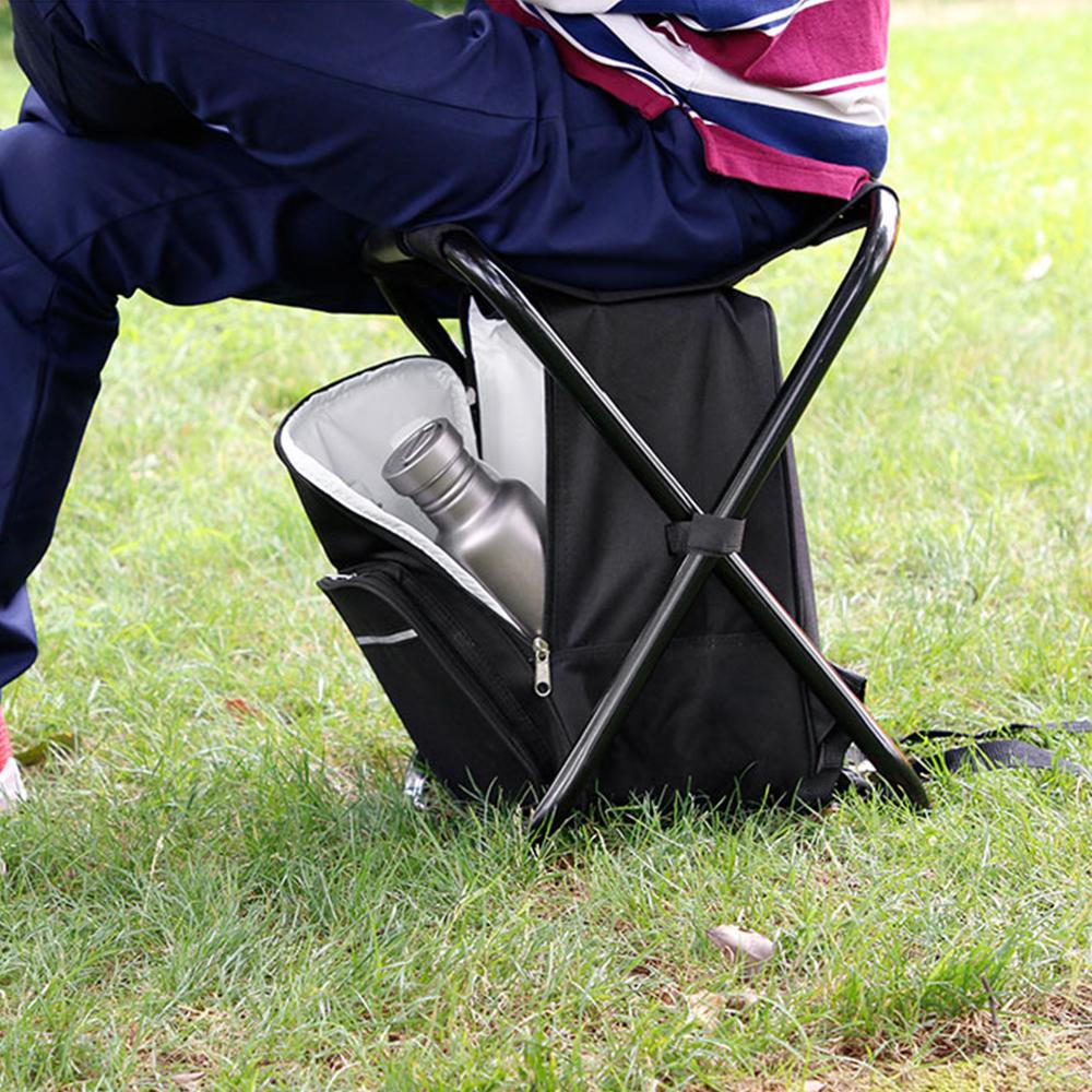 Ghế xếp balo đa năng có túi làm mát cách nhiệt