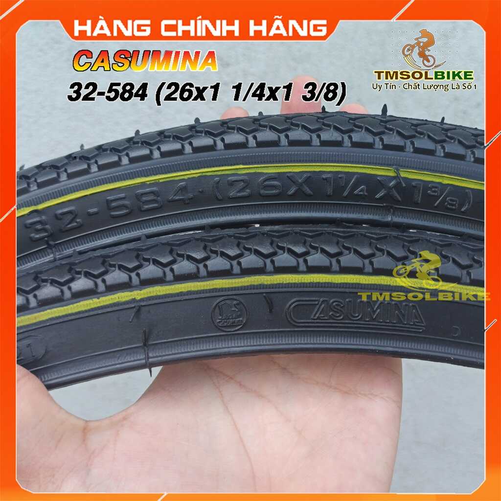 Vỏ Lốp Xe Đạp 26x1 1/4 x 1 3/8 CASUMINA