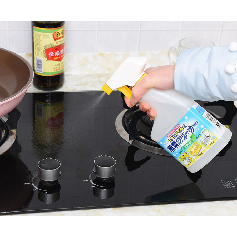Combo Chổi cọ toilet siêu sạch + Chai Xịt Baking Soda Rocket Kobini Nhật Bản - Nội Địa Nhật Bản
