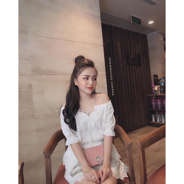 SET TRẮNG THÔ REN ĐỤC LỖ LAZE SIÊU CẤP ẢNH THẬT  L chuyên sỉ