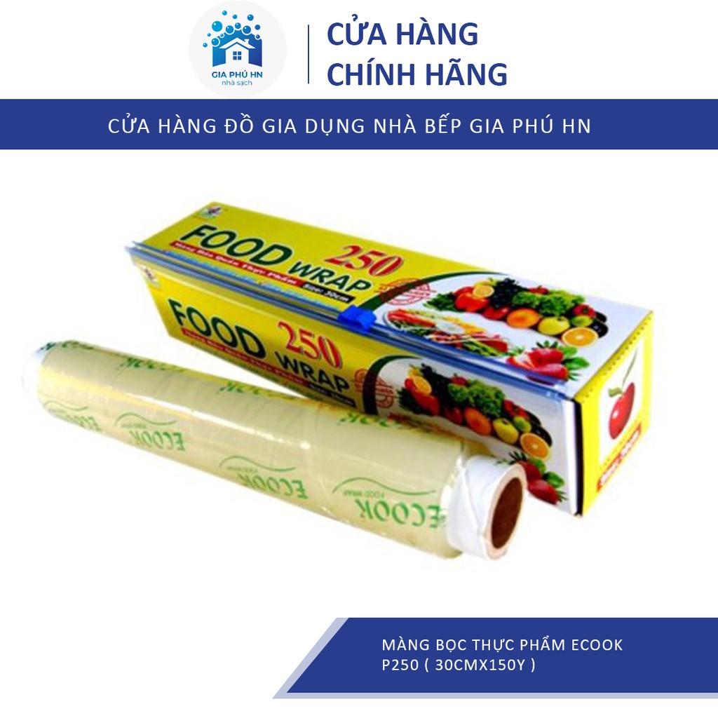 Màng Bọc Thực Phẩm FOOD WRAP P250 ( 30cmx150m) PVC Không Độc Hại, Đảm Bảo An Toàn Cho Sức Khoẻ