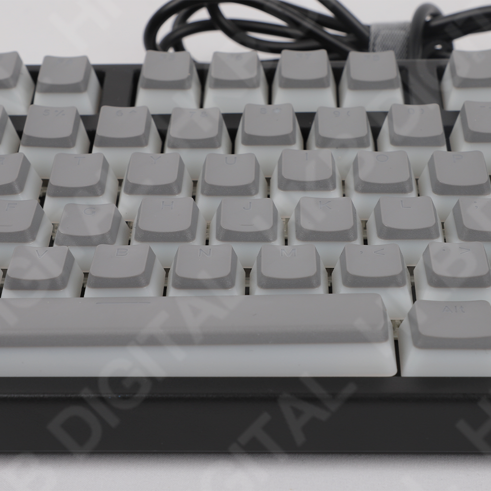 Bánh Keycap Cho Bàn Phím Cơ 108 Phím Xám Trong Suốt Đèn Nền Phù Hợp Với Cho Anne Pro 2 GK61 SK61 GK64 Trò Chơi Máy Tính
