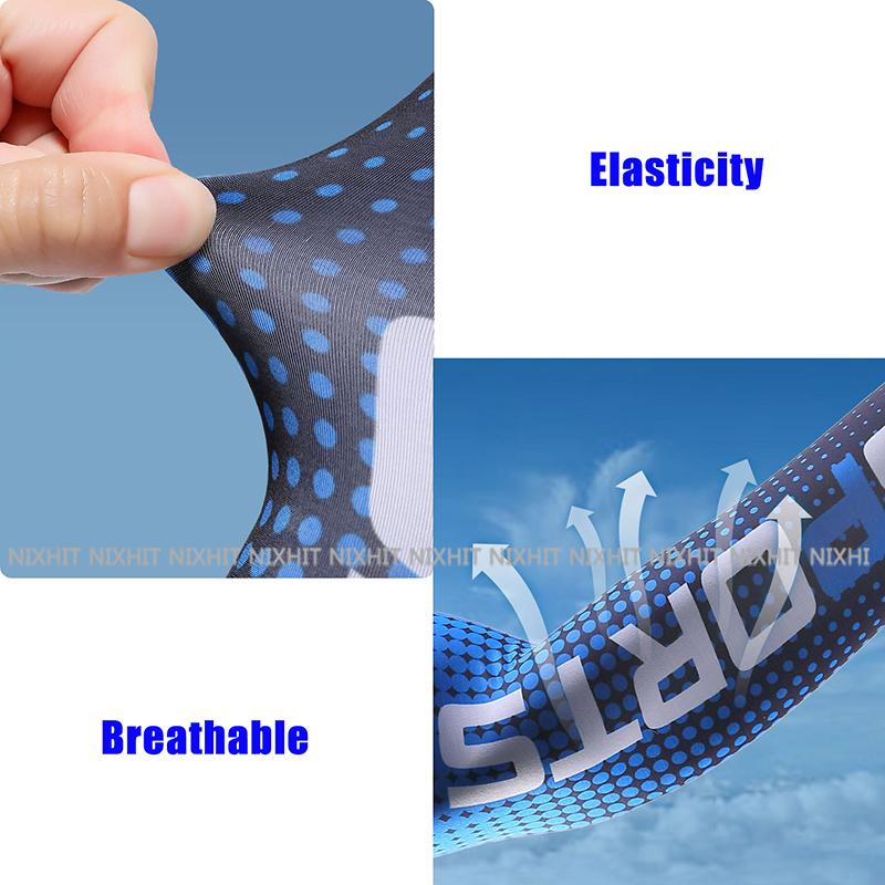 Unisex Chạy Cánh Tay Tay Cho Nam Nắp Bảo Vệ Thể Thao Ngoài Trời Chống Cháy Nắng Câu Cá Đi Xe Đạp Nam Tay Bóng Rổ X042 Color: Green Size: One Size