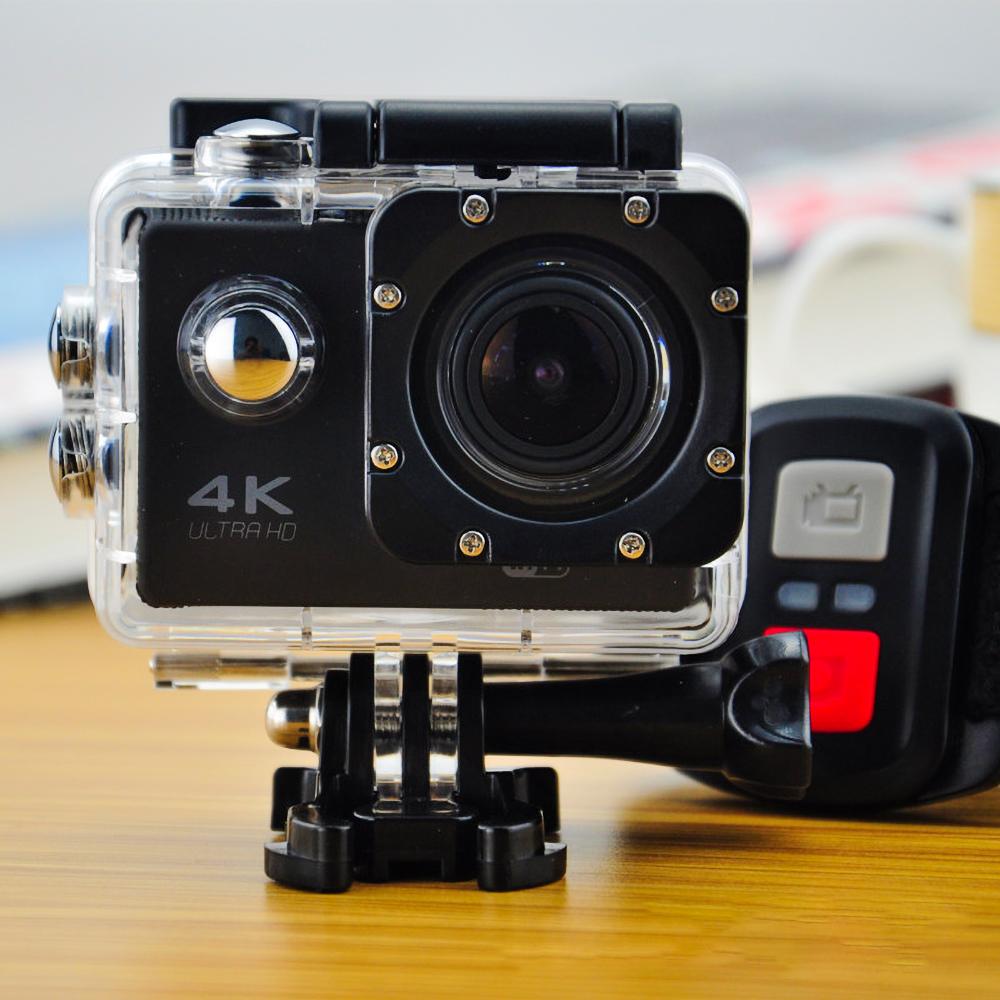 Waywalkers Action Camera Ultra HD 4K 30fps WiFi 2.0 inch 170d dưới nước Máy ảnh Mũ bảo hiểm không thấm nước