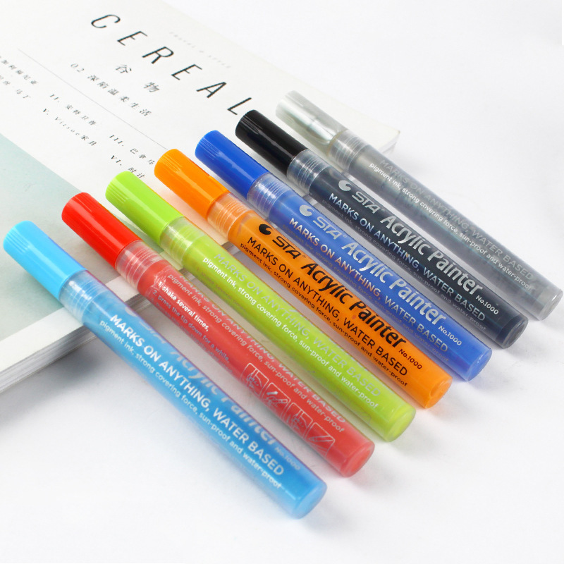 Bộ Bút Sơn Acrylic Painter 12/24 Màu , Vẽ Trên Mọi Chất Liệu