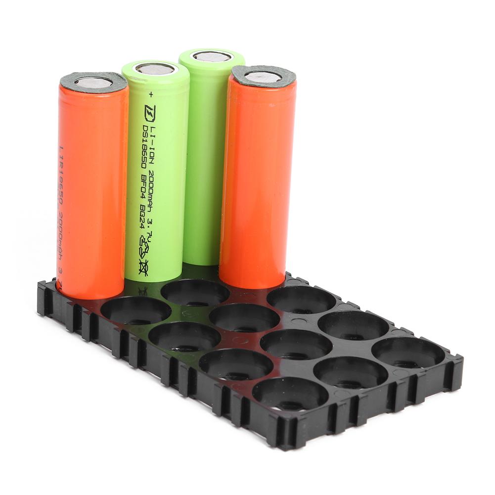 4/2 Cái Giá Đỡ Pin 18650 15/20 Lưới Giá Đỡ Pin Nhựa Hình Trụ Phát Sáng Pin Giá Đỡ Giá Đỡ Cho Gói DIY Màu Sắc: 4 Cái 20 Lưới