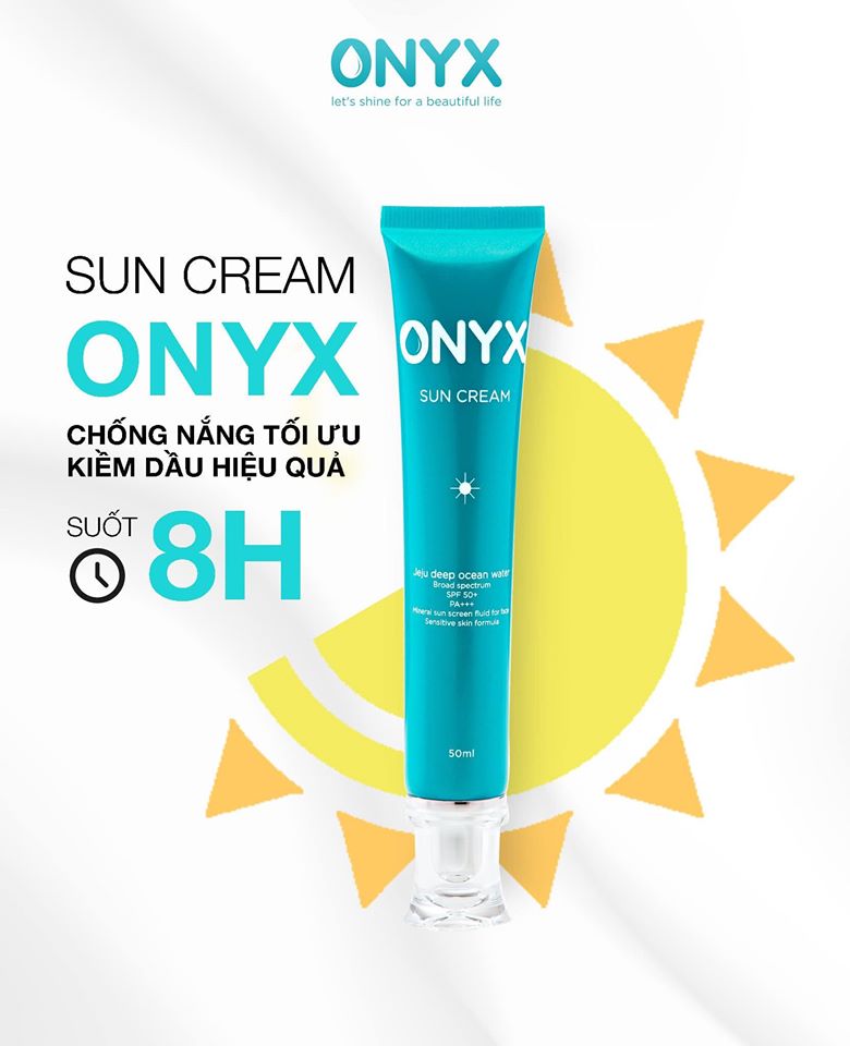 Kem Chống Nắng ONYX Giúp Bảo Vệ Da Trước Tác Hại Của UVB & UVA SPF 50+/PA+++ ONYX SUN CREAM (50ml)