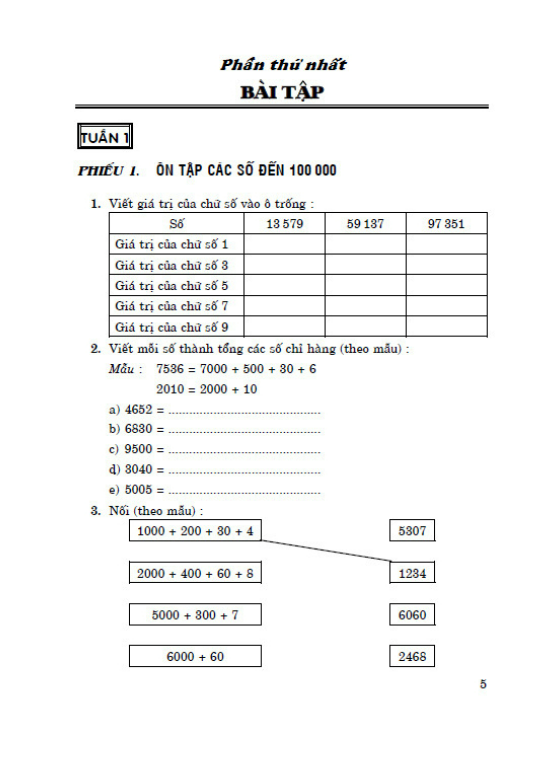 Sách - Bài tập chọn lọc toán 4 hai buổi trong ngày - tập 1