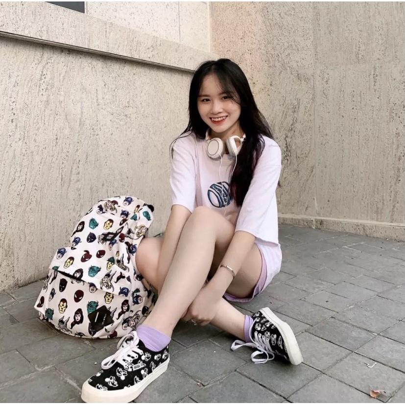 Balo thời trang đi học đi làm vải polyester chống thấm phong cách ulzzang
