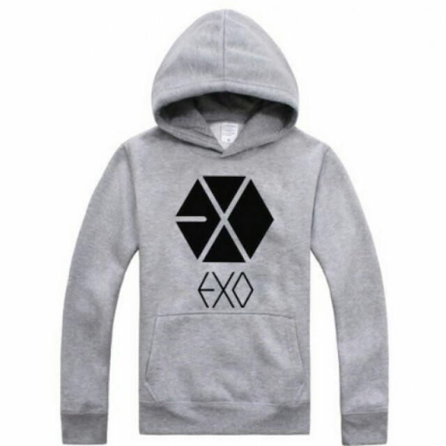 Áo Hoodie nỉ  in EXO - nam nữ đều mặt được