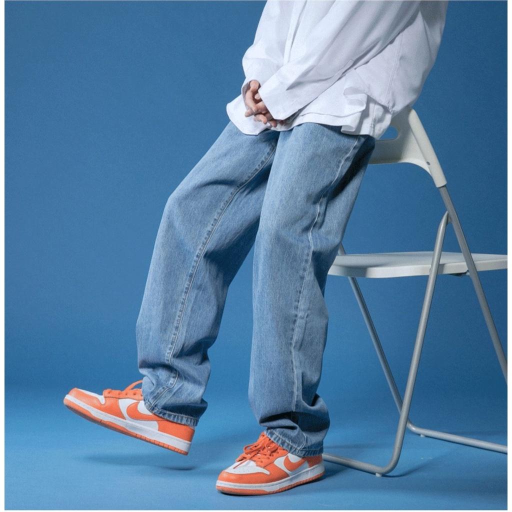 Quần jean baggy nam ống rộng dáng suông mã SR01 - style hàn quốc TOP XU HƯỚNG 2022