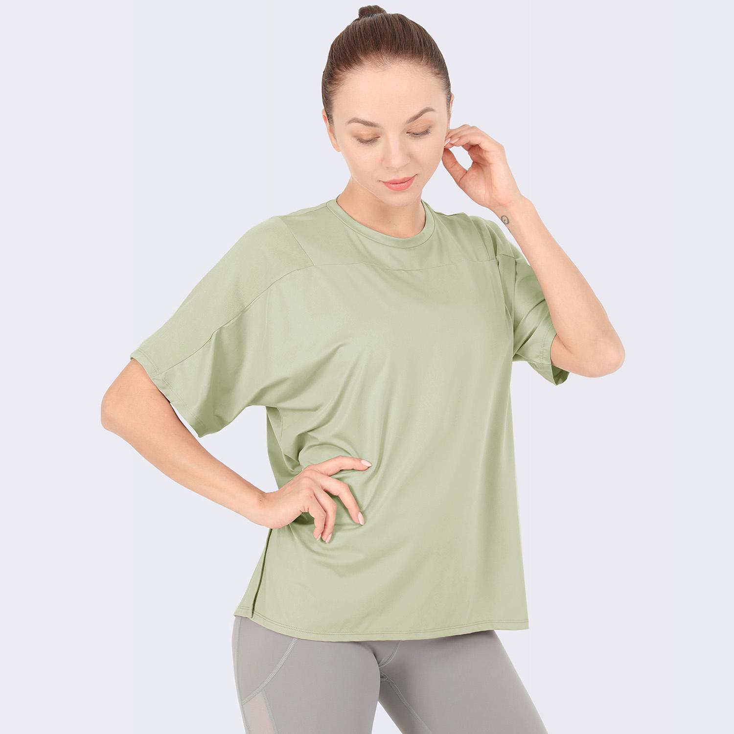 Áo phông tập thể dục của phụ nữ vừa vặn với thể thao chạy lưới yoga áo ngắn áo yoga yoga áo tập gym top áo thun nhanh Color: Black Size: XXXL