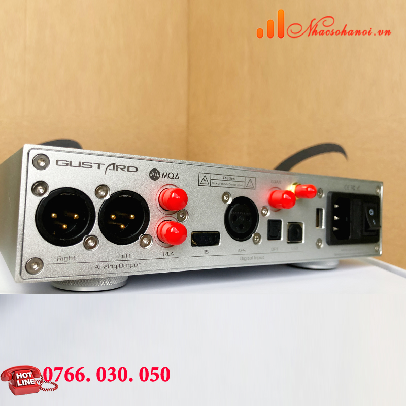 Giải Mã DAC GUSTARD X16 - MQA/ BLUETOOTH 5.0/ 32BIT/ 768kHZ/ DSD512-HÀNG CHÍNH HÃNG