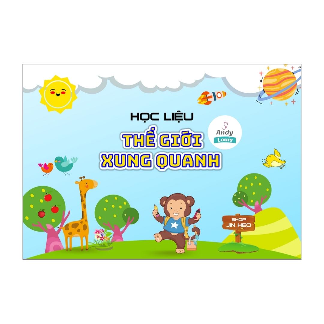 Tìm hiểu Thế giới xung quanh - Học liệu Tương tác bóc dán cho bé 2-4 tuổi