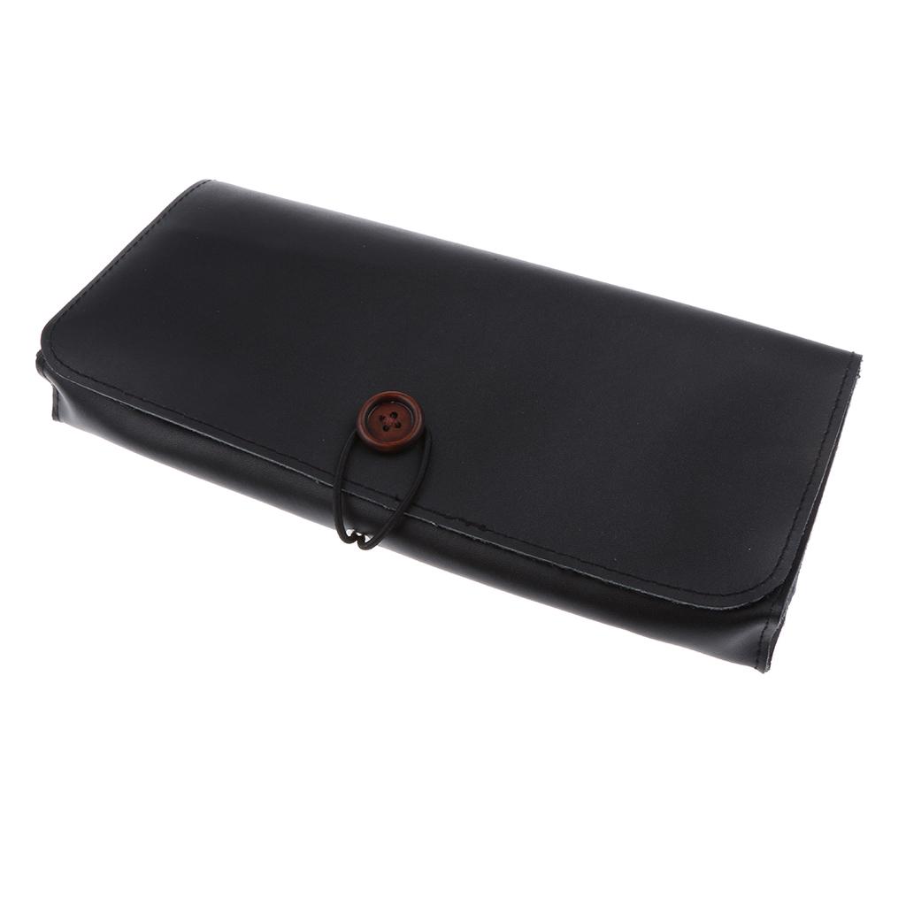 For Nintendo Switch Control Leather Travel Carrying Case Storage Bag With 5 Game Card Slot