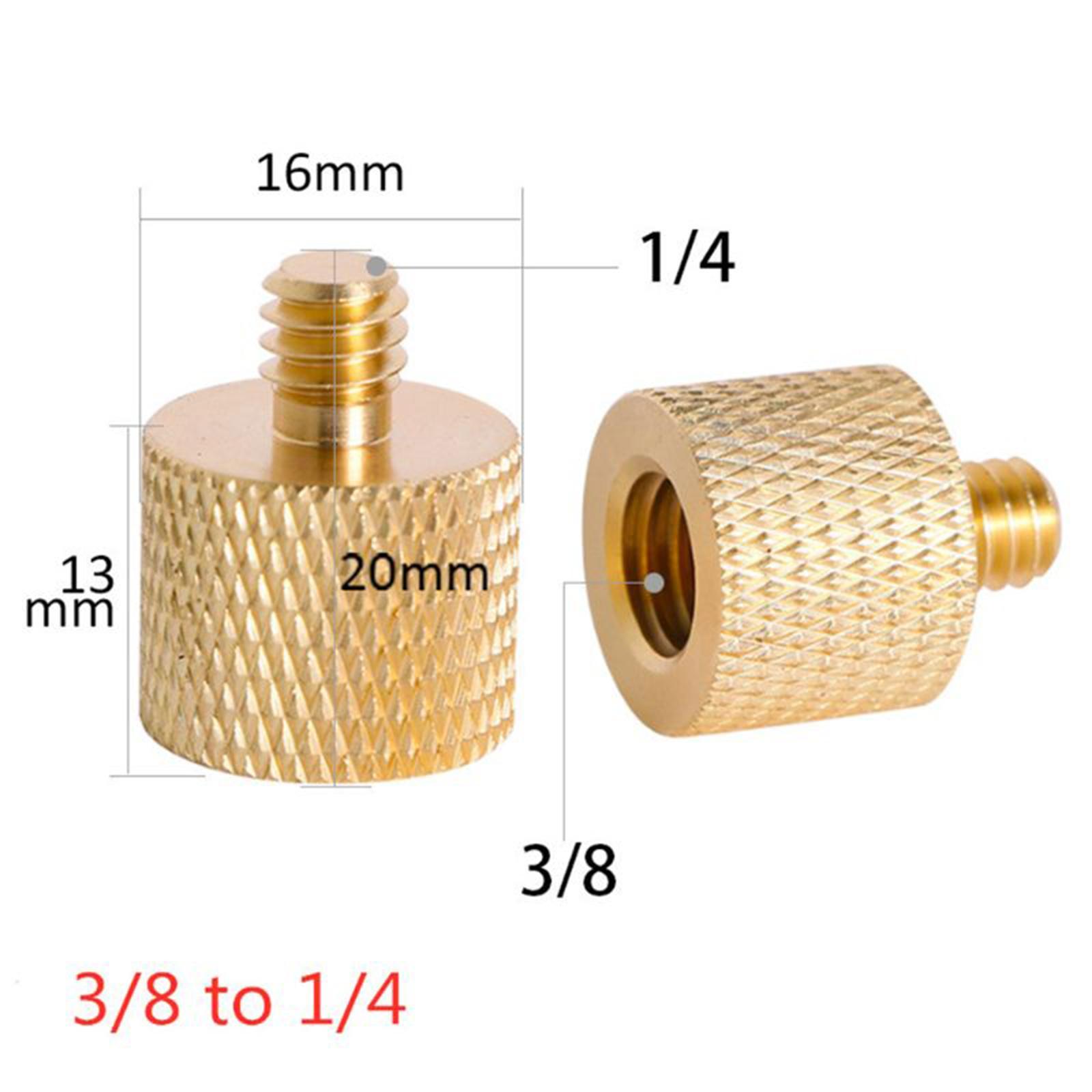 22 Pcs Camera Mount Screw 1/4 Inch to 3/8 Inch Converter Threaded Screws Adapter Suitable for Camera Tripod Monopod Ball Head