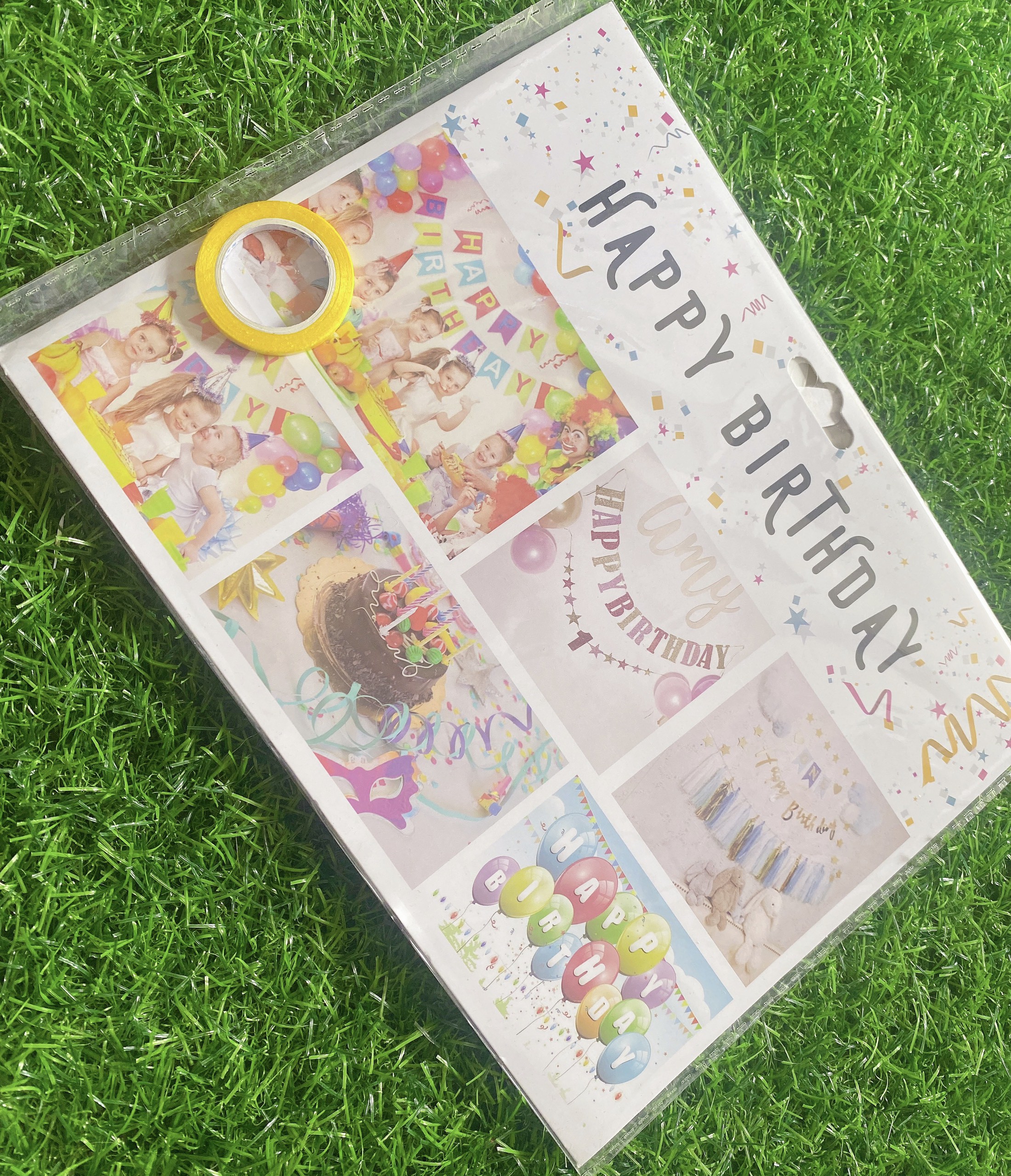Dây Chữ Happy Birthday Sinh Nhật Tặng Dây Treo Ép Kim Phản Quang Lấp Lánh, Trang Trí - SLL Nhắn Shop