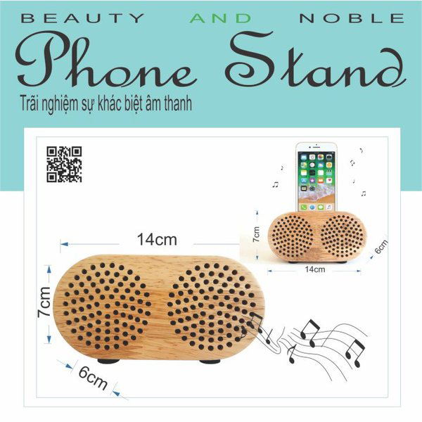 Giá đỡ điện thoại - Khuyếch tán âm thanh - Trang trí - Phone stand 5