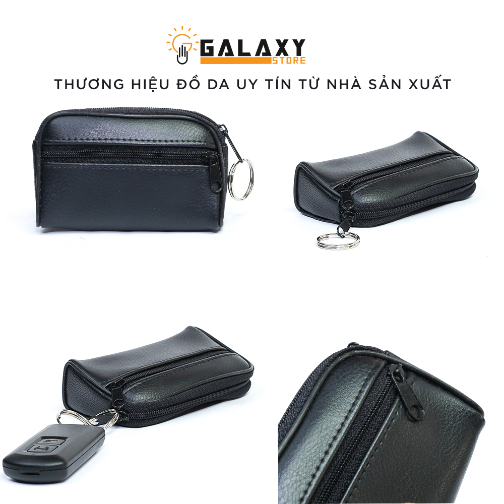 Ví Nhỏ Gọn Nam Nữ Để Tiền Lẻ Thẻ Xe Giấy Tờ Nhỏ Gọn Móc Khóa Tiện Lợi Galaxy Store GVMKB01