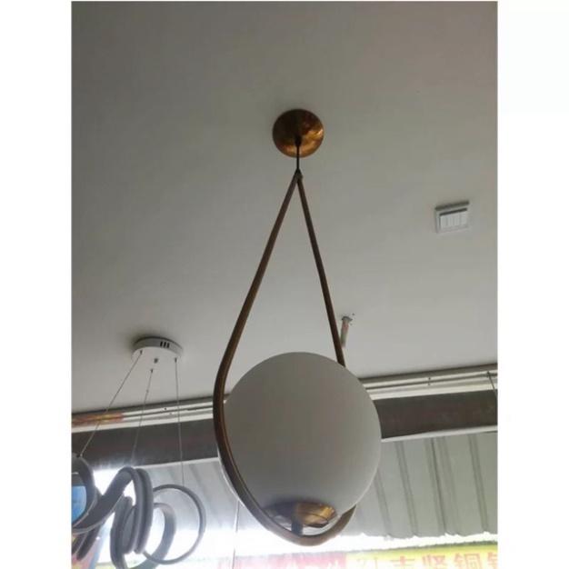 Đèn thả tô điểm hình cầu,decor nhà phong thái hiện đại DT