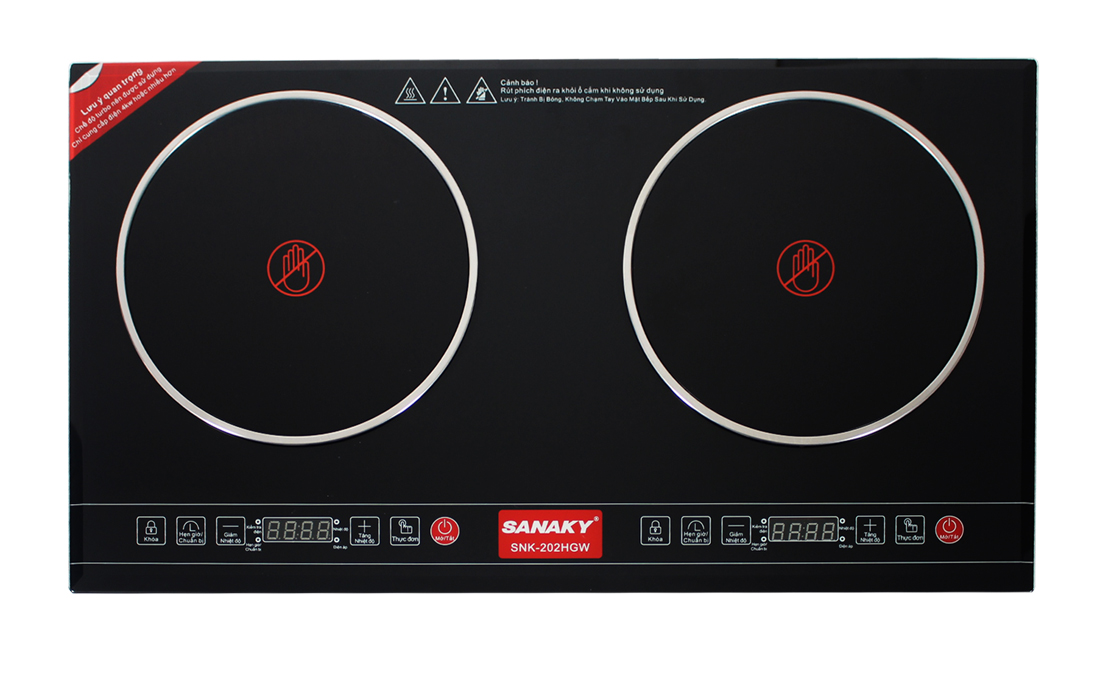 Bếp Hồng Ngoại Đôi Sanaky SNK - 202HGW - Hàng chính hãng