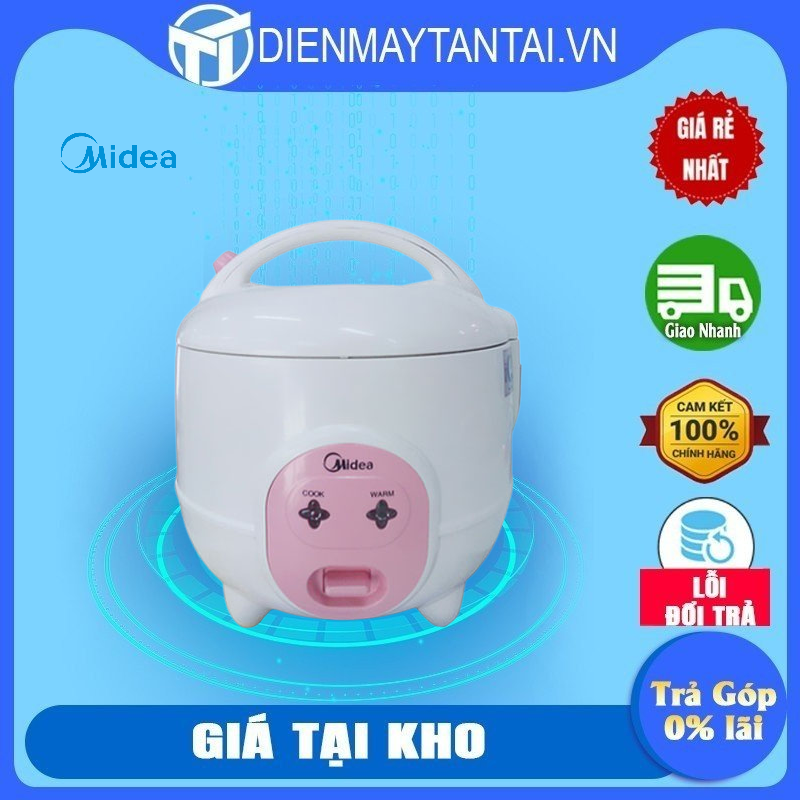 Nồi cơm điện Midea MR-CM06SA 0.6 lít - Hàng chính hãng (chỉ giao HCM)